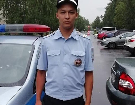 23-летний младший сержант ДПС Радик Салимов 