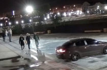 В Татарстане поймали и лишили прав водителя катавшегося по фонтану