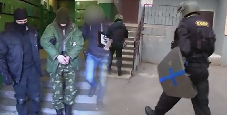 Опубликовано видео задержания сторонника ИГИЛ в Казани