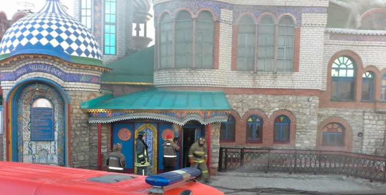 В Казани горел Храм всех религий, погиб прораб Мансур Зиннатов