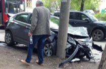 На Даурской в Казани столкнулись сразу шесть автомобилей
