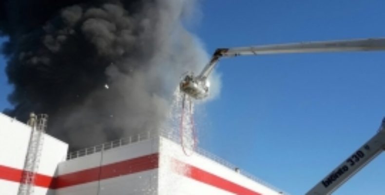 В Татарстане произошел пожар на заводе POZIS
