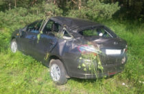 В Башкирии водитель на «Гранте» опрокинулся в кювет, погибла женщина