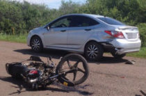 В Бирском районе Башкирии мотоциклист погиб в ДТП