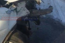 В Башкирии два человека пострадали при лобовом столкновении двух иномарок