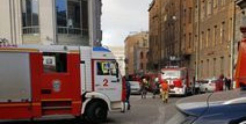 В Санкт-Петербурге произошел пожар в торговом центре